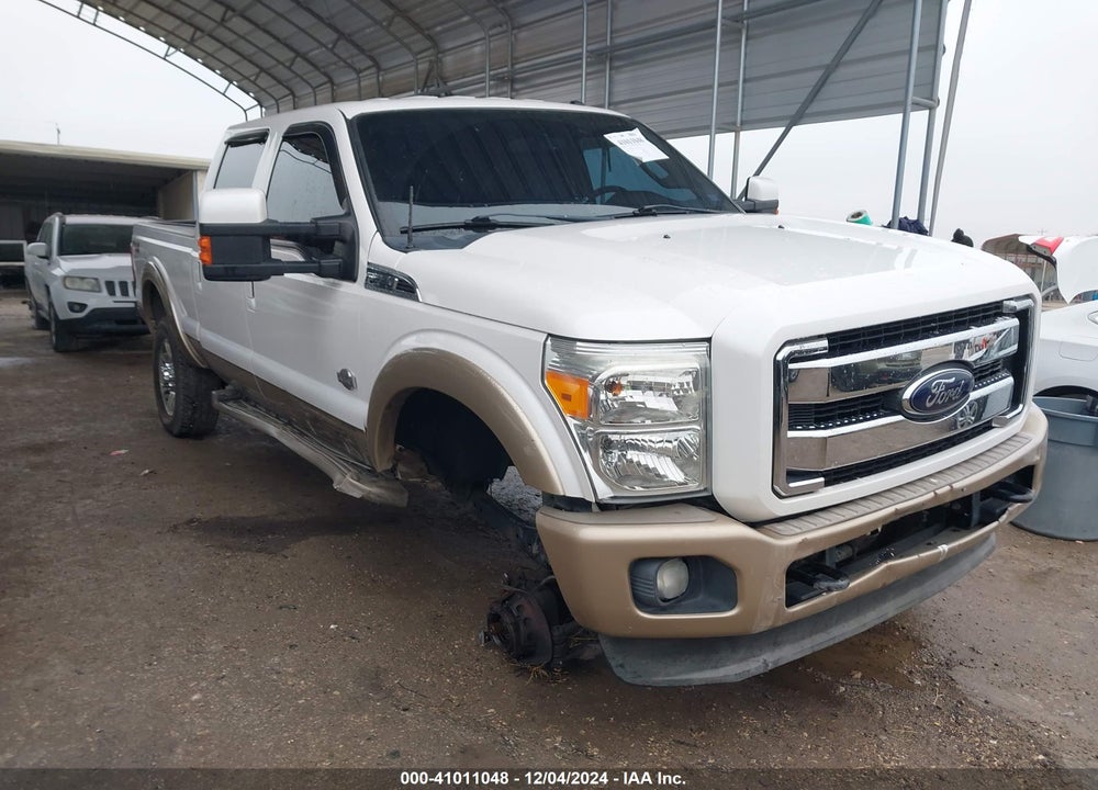 2012 FORD F-250 LARIAT VIN: 1FT7W2BT3CEC24838