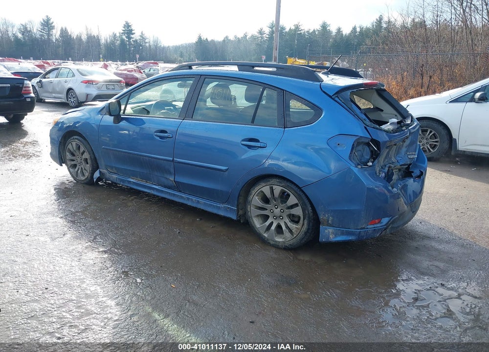 2014 SUBARU IMPREZA 2.0I SPORT PREMIUM VIN: JF1GPAL61E8222822