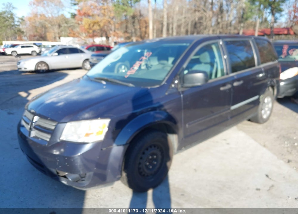 2008 DODGE GRAND CARAVAN SE VIN: 1D8HN44H38B110909