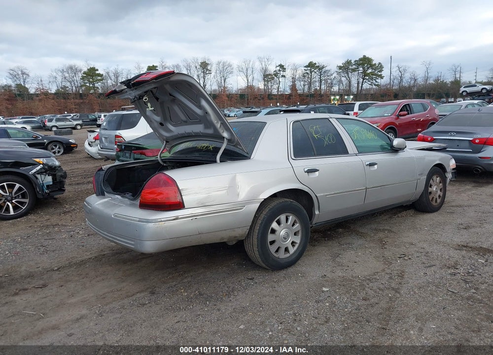 2004 MERCURY GRAND MARQUIS LS VIN: 2MEHM75W04X648778