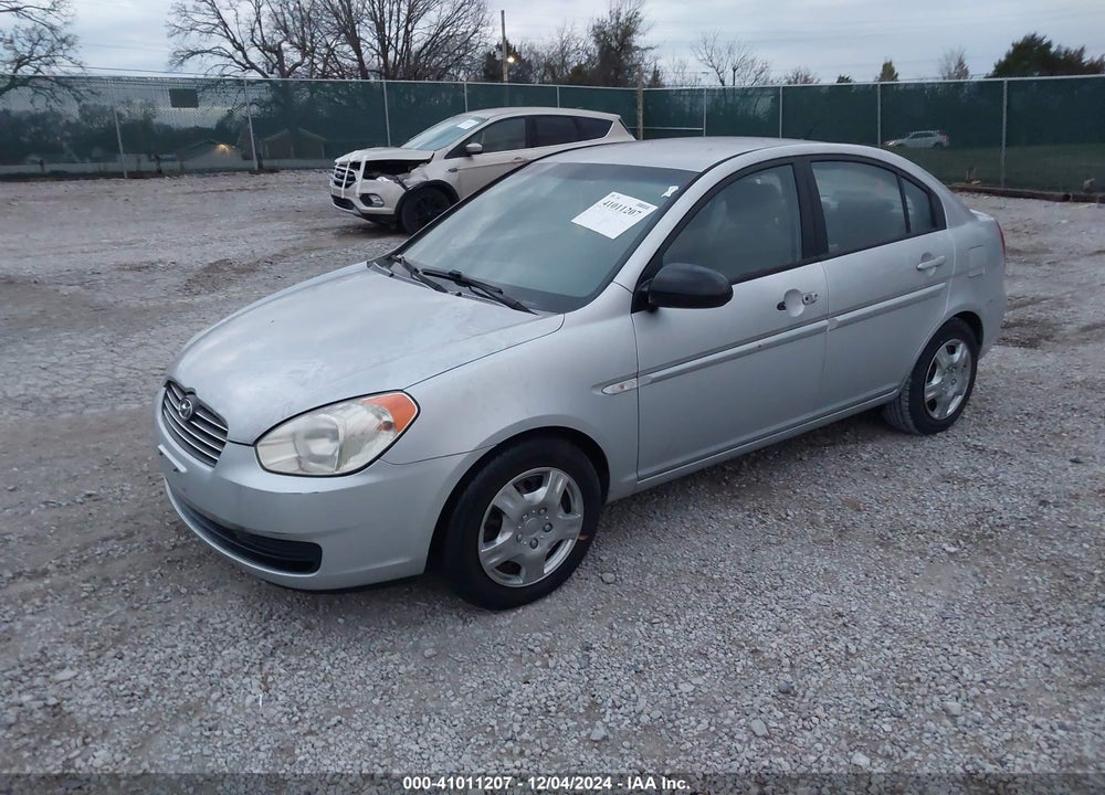 2007 HYUNDAI ACCENT GLS VIN: KMHCN46C37U133387