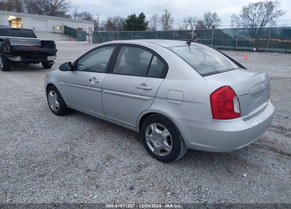 2007 HYUNDAI ACCENT GLS VIN: KMHCN46C37U133387