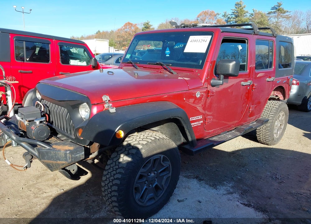 2012 JEEP WRANGLER UNLIMITED SPORT VIN: 1C4BJWDG8CL142275