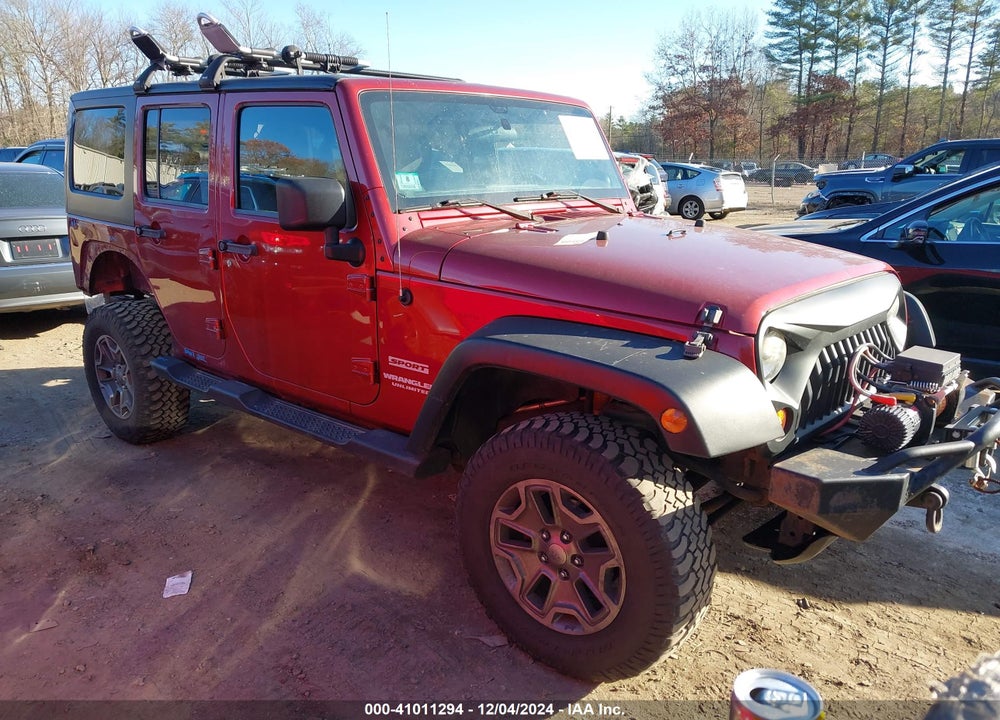 2012 JEEP WRANGLER UNLIMITED SPORT VIN: 1C4BJWDG8CL142275