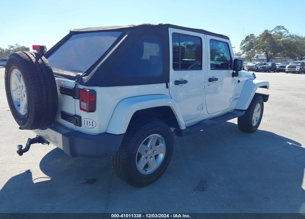 2014 ANGLER JEEP WR UNLIMITED SAHARA VIN: 1C4BJWEG4EL213599