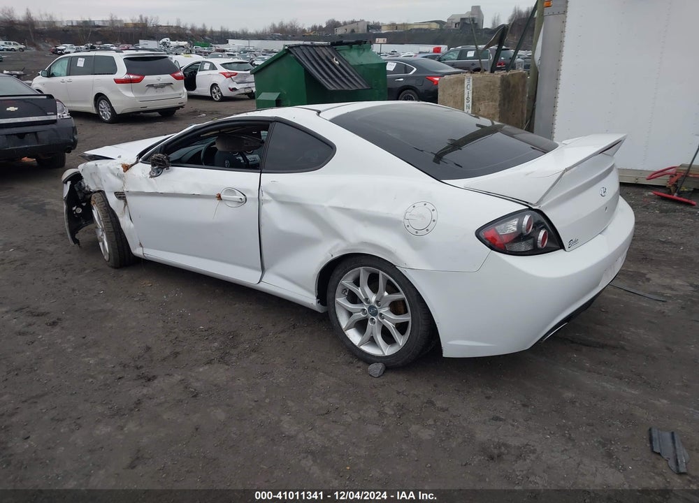 2007 HYUNDAI TIBURON VIN: KMHHN66F77U235772