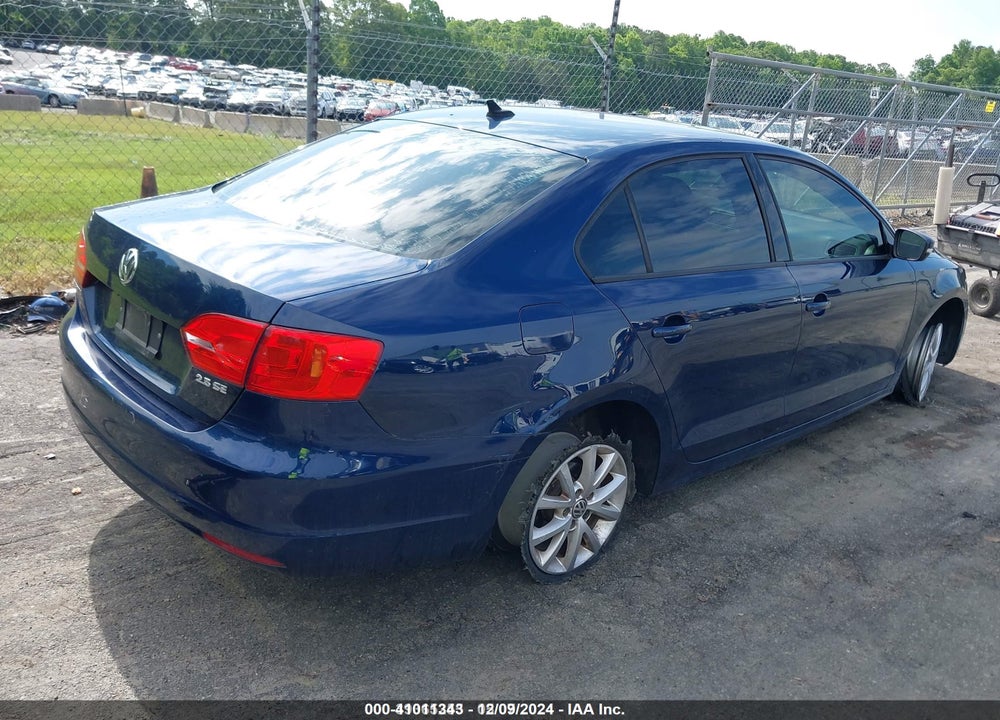 2012 VOLKSWAGEN JETTA 2.5L SE VIN: 3VWDX7AJ1CM389470