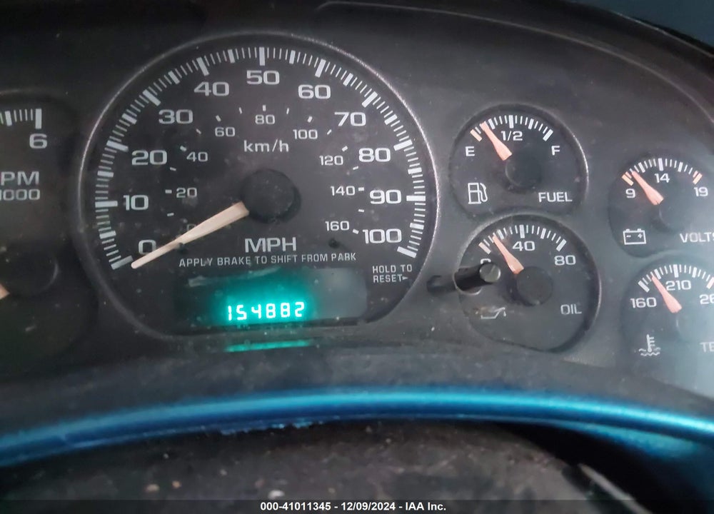 2001 CHEVROLET SILVERADO 1500 LS VIN: 2GCEK19V411407779