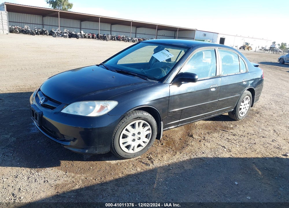 2005 HONDA CIVIC LX VIN: JHMES165X5S007332
