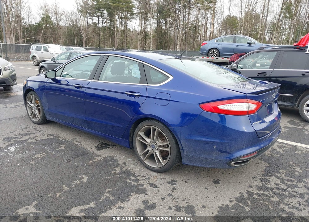 2013 FORD FUSION TITANIUM VIN: 3FA6P0D9XDR187659