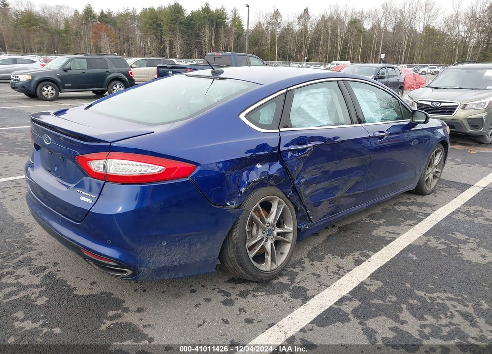 2013 FORD FUSION TITANIUM VIN: 3FA6P0D9XDR187659