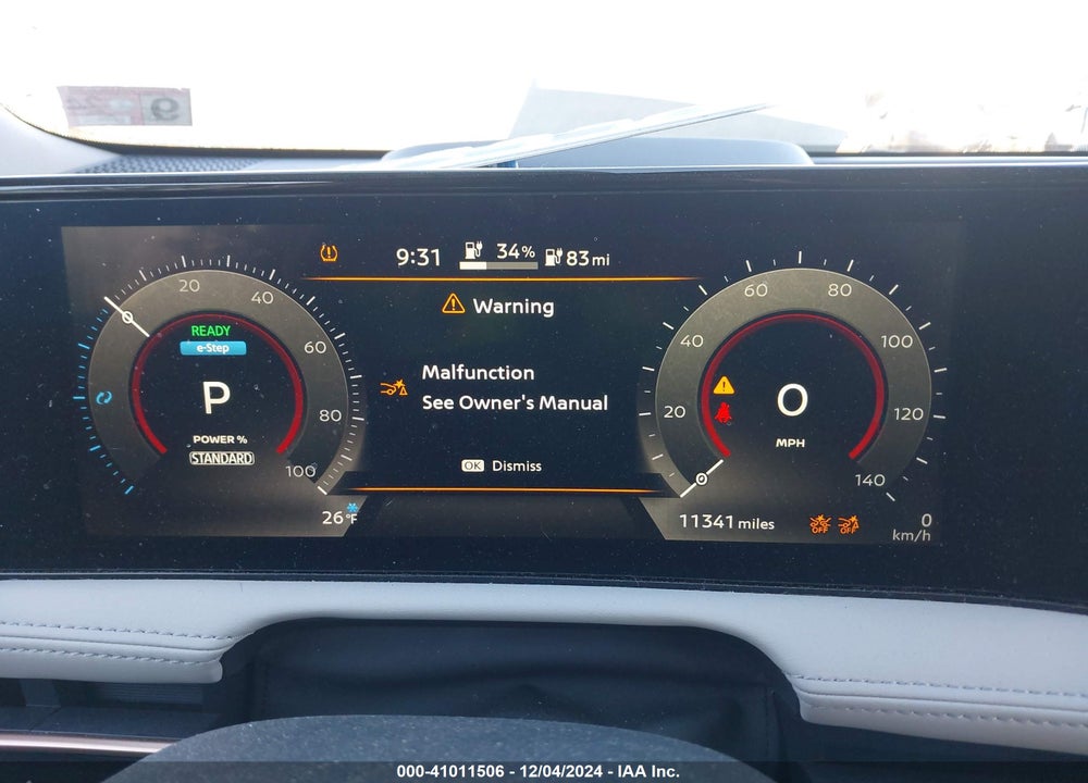 2023 NISSAN ARIYA EVOLVE+ VIN: JN1BF0BA0PM410834