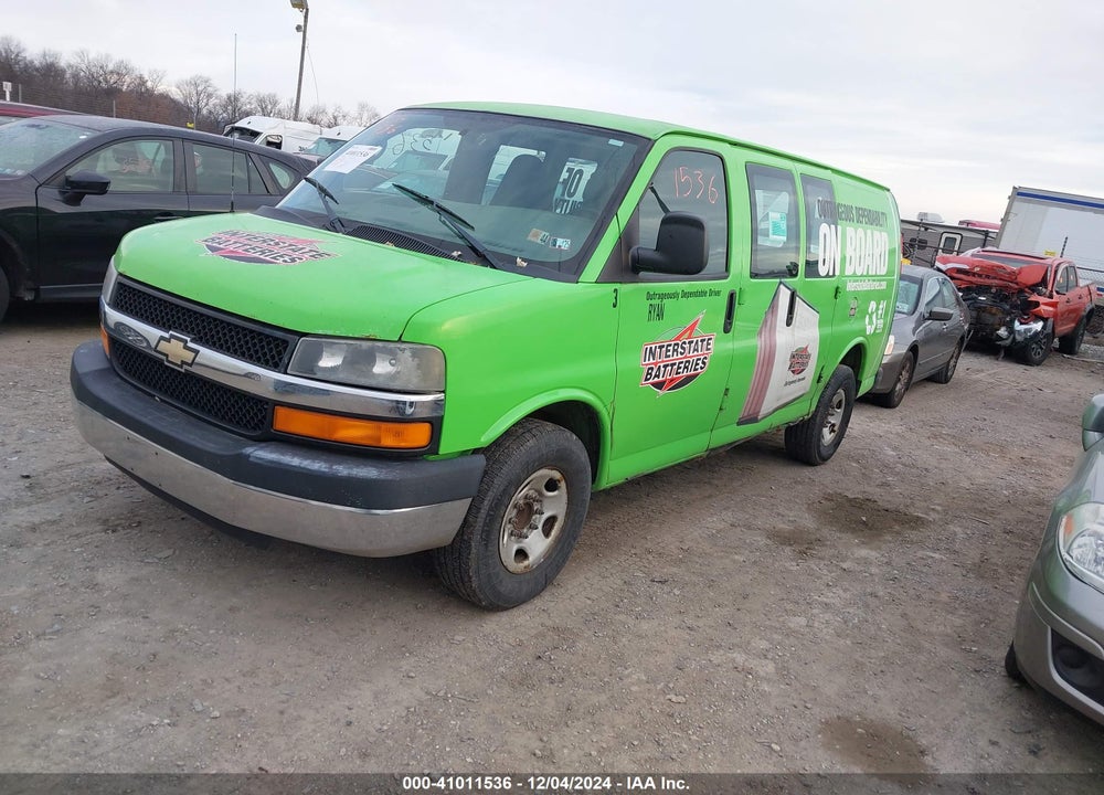 2013 CHEVROLET EXPRESS 3500 WORK VAN VIN: 1GCZGTBG6D1172967