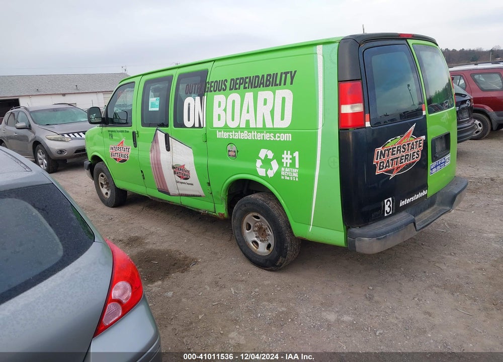 2013 CHEVROLET EXPRESS 3500 WORK VAN VIN: 1GCZGTBG6D1172967