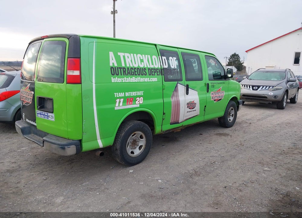 2013 CHEVROLET EXPRESS 3500 WORK VAN VIN: 1GCZGTBG6D1172967