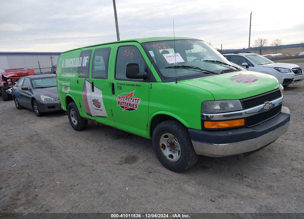 2013 CHEVROLET EXPRESS 3500 WORK VAN VIN: 1GCZGTBG6D1172967