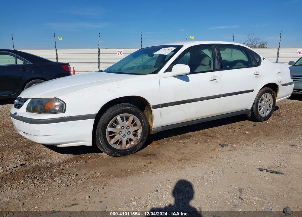 2002 CHEVROLET IMPALA VIN: 2G1WF55KX29207156