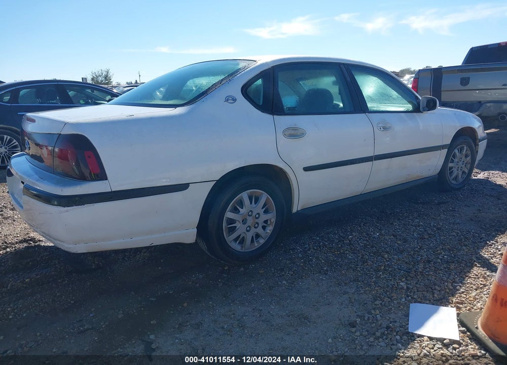 2002 CHEVROLET IMPALA VIN: 2G1WF55KX29207156