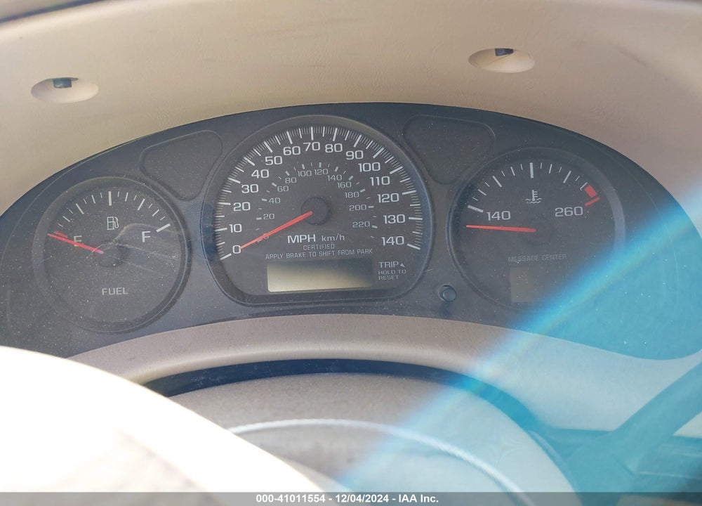2002 CHEVROLET IMPALA VIN: 2G1WF55KX29207156