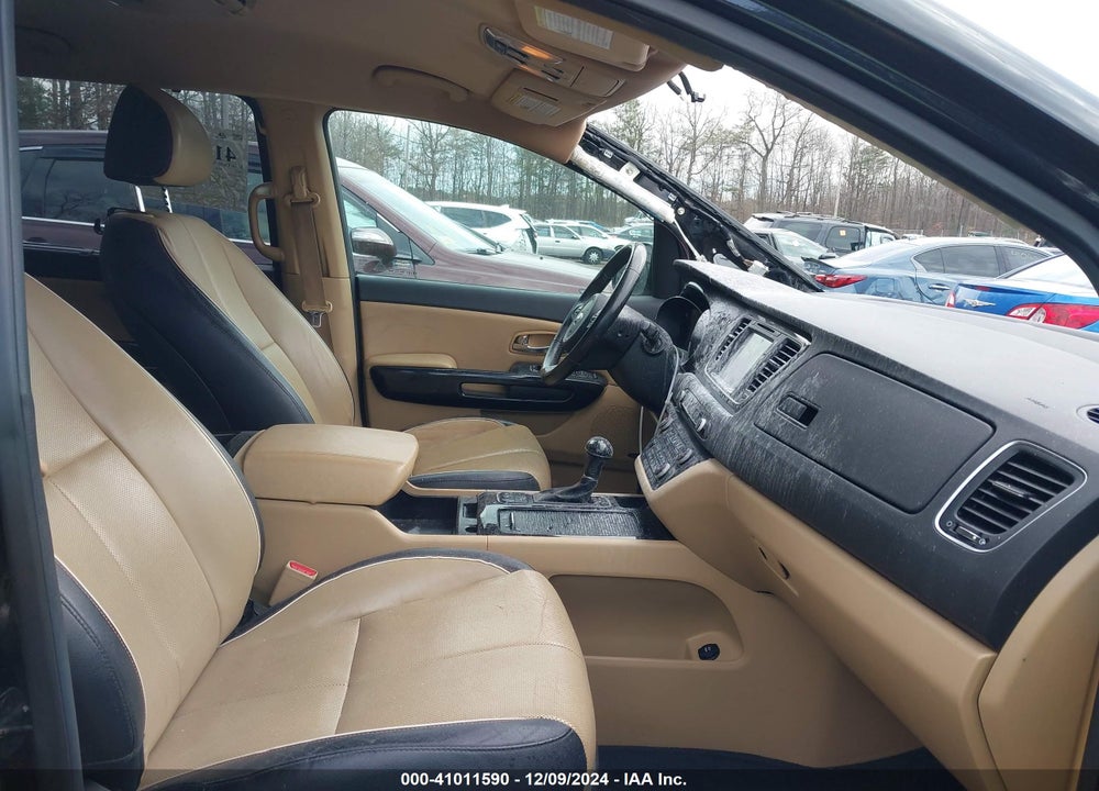 2015 KIA SEDONA SX VIN: KNDMC5C16F6066505