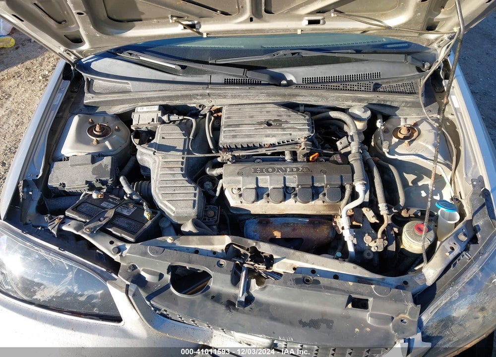 2004 HONDA CIVIC LX VIN: 1HGEM225X4L057956