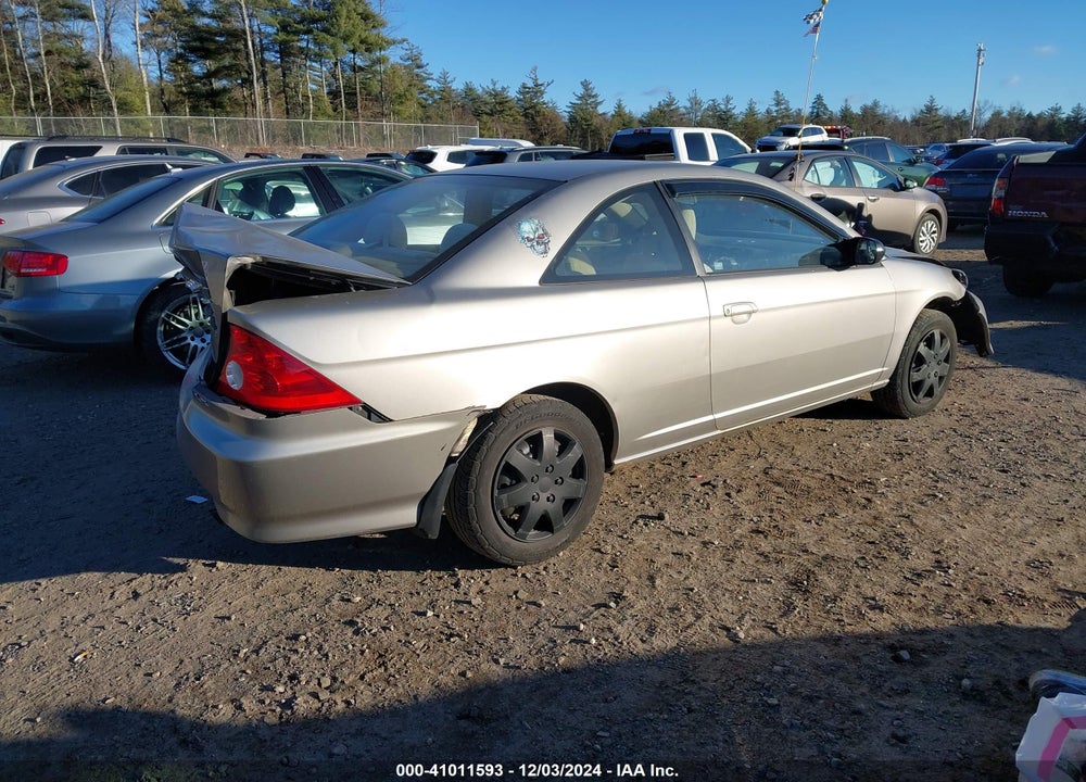 2004 HONDA CIVIC LX VIN: 1HGEM225X4L057956