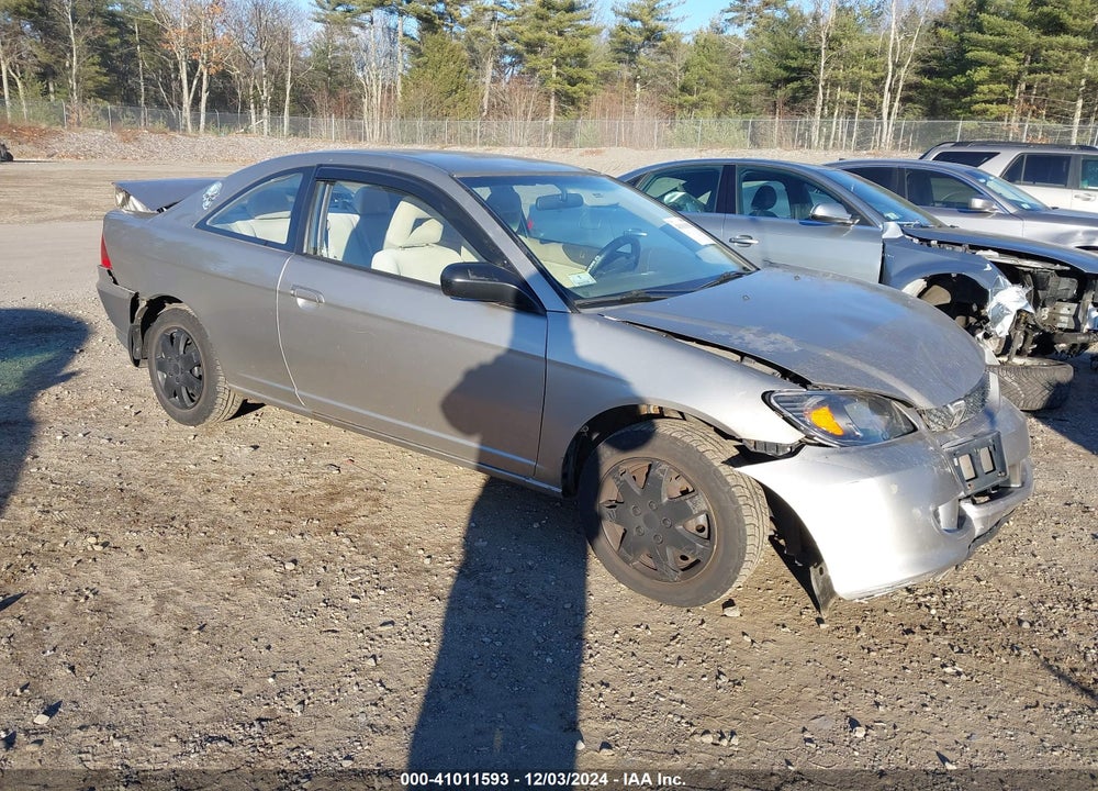2004 HONDA CIVIC LX VIN: 1HGEM225X4L057956