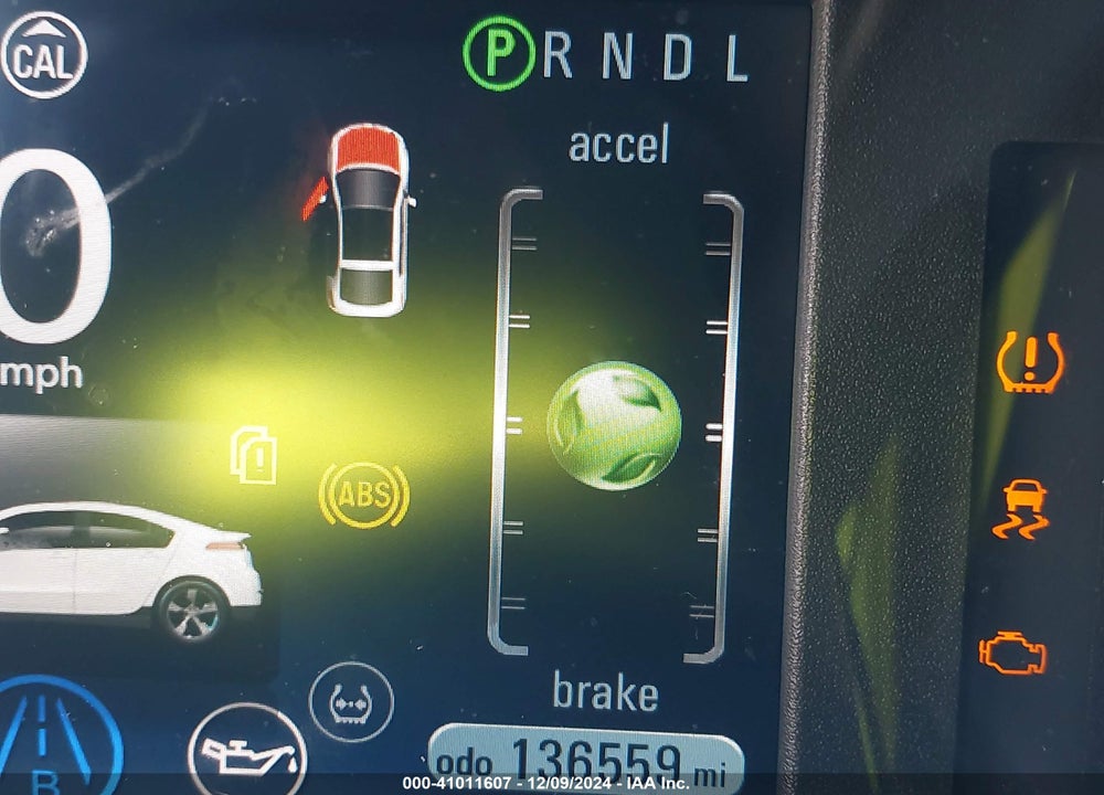 2012 CHEVROLET VOLT VIN: 1G1RD6E47CU108924