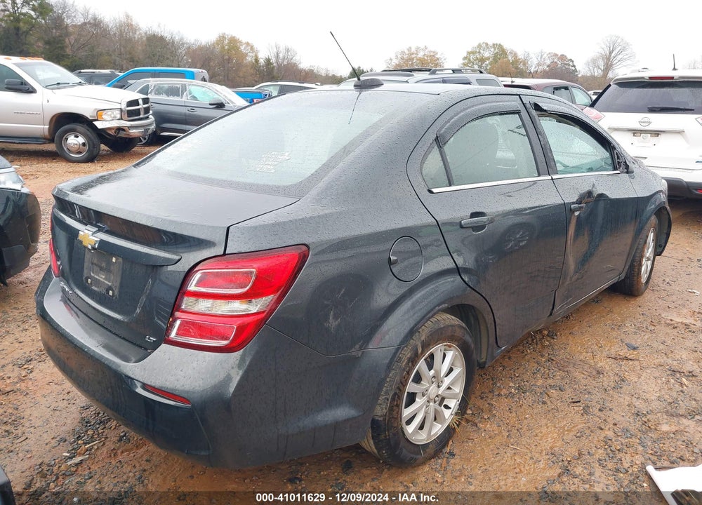 2017 CHEVROLET SONIC LT AUTO VIN: 1G1JD5SH8H4121705