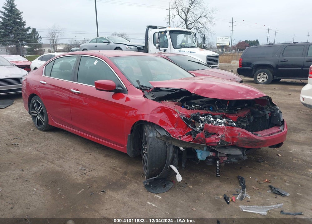 2017 HONDA ACCORD SPORT SE VIN: 1HGCR2F13HA062868