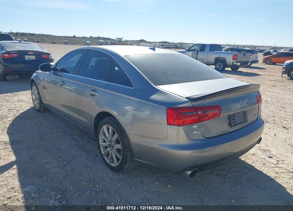 2014 AUDI A6 3.0T PREMIUM PLUS VIN: WAUFGAFC7EN046235