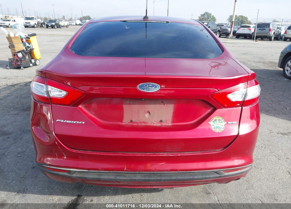 2016 FORD FUSION SE VIN: 3FA6P0H77GR330239