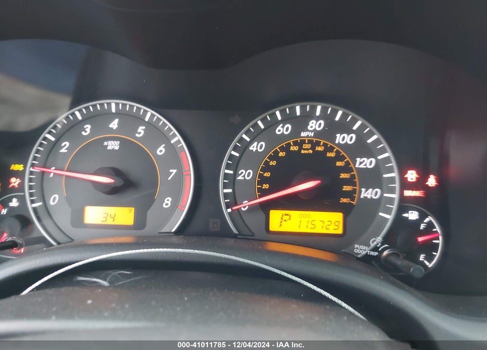 2010 TOYOTA COROLLA S VIN: 2T1BU4EE0AC363947