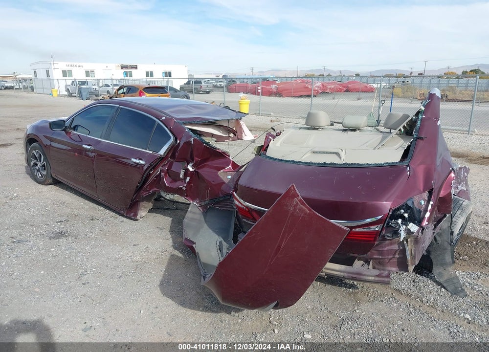 2016 HONDA ACCORD LX VIN: 1HGCR2F38GA168099