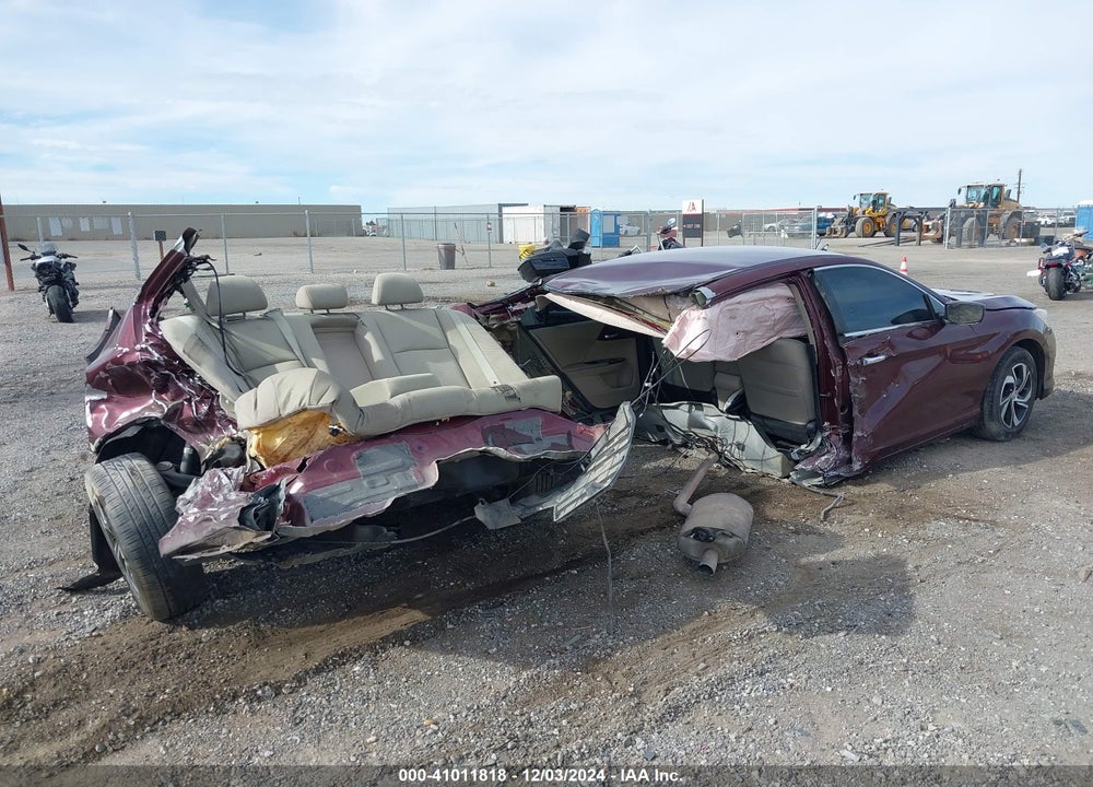 2016 HONDA ACCORD LX VIN: 1HGCR2F38GA168099