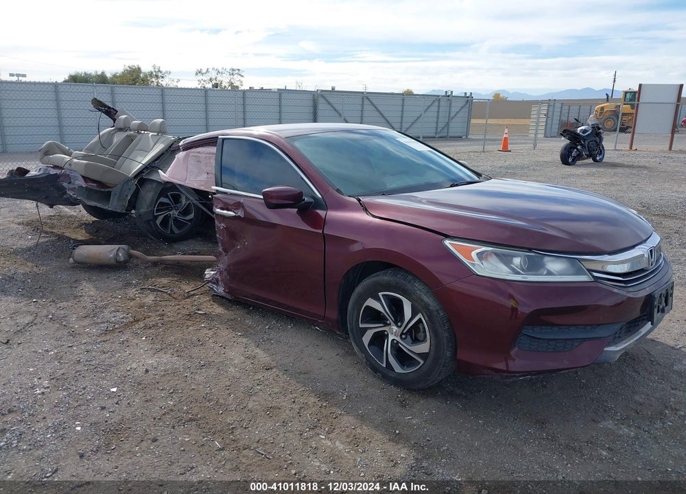 2016 HONDA ACCORD LX VIN: 1HGCR2F38GA168099