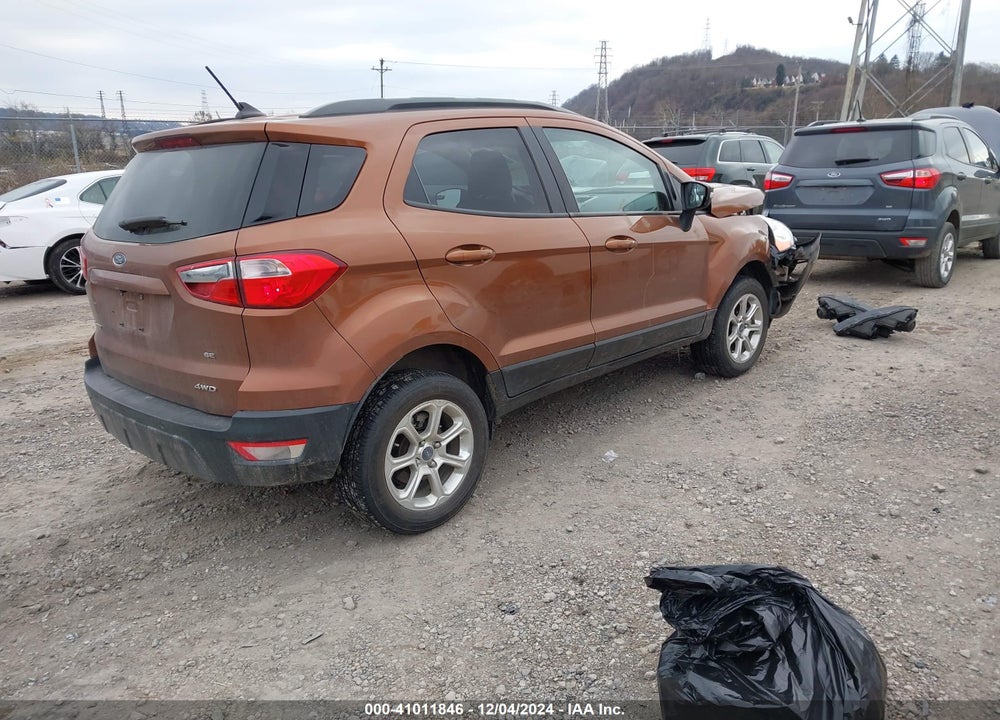 2018 FORD ECOSPORT SE VIN: MAJ6P1UL6JC170417