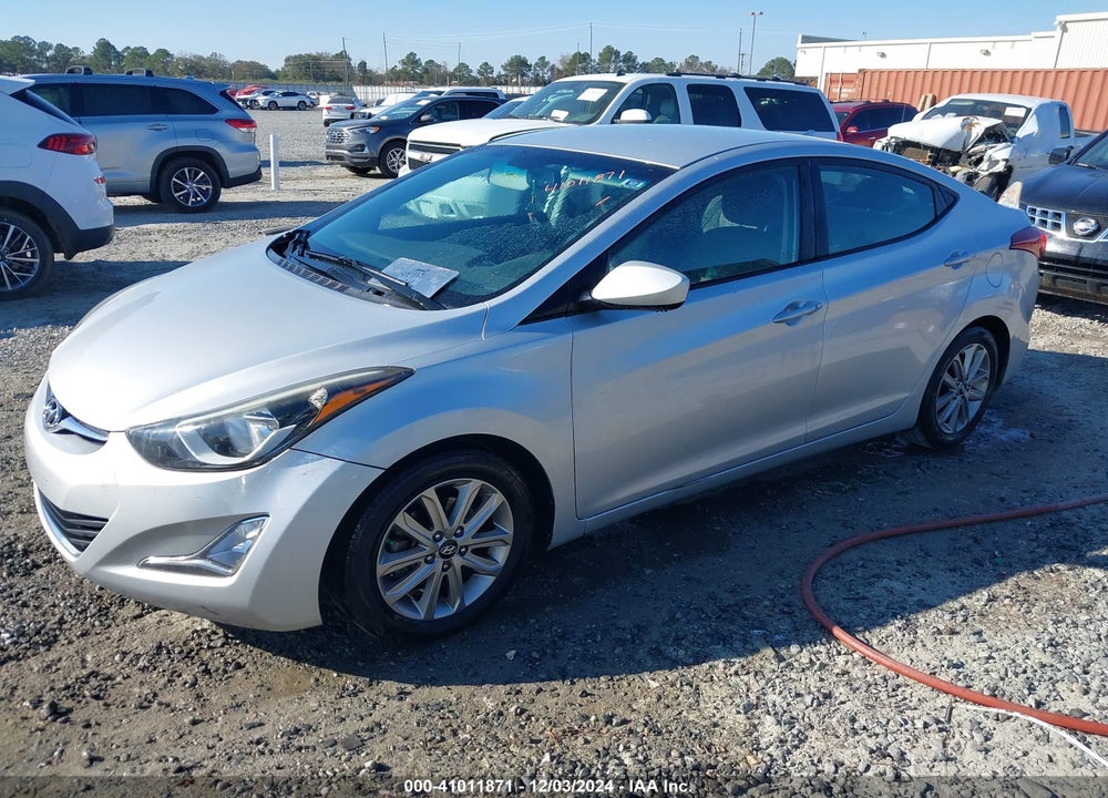 2015 HYUNDAI ELANTRA SE VIN: 5NPDH4AE6FH621413