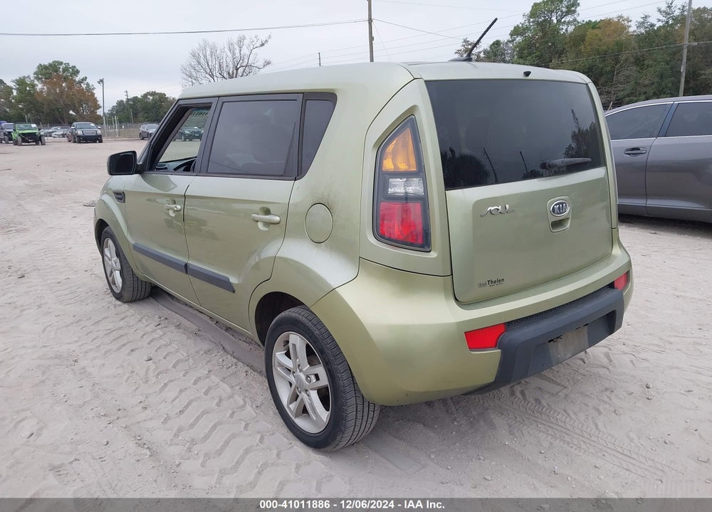 2011 KIA SOUL VIN: KNDJT2A29B7254663