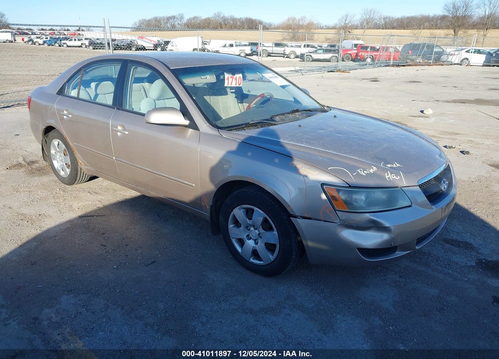 2006 HYUNDAI SONATA GL VIN: 5NPET46CX6H068453