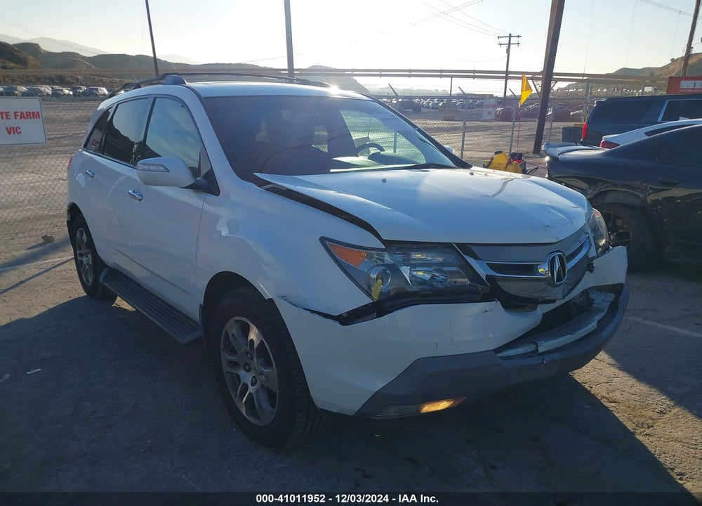 2007 ACURA MDX TECHNOLOGY PACKAGE VIN: 2HNYD28337H540069