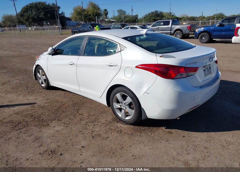 2013 HYUNDAI ELANTRA GLS VIN: 5NPDH4AE0DH222493