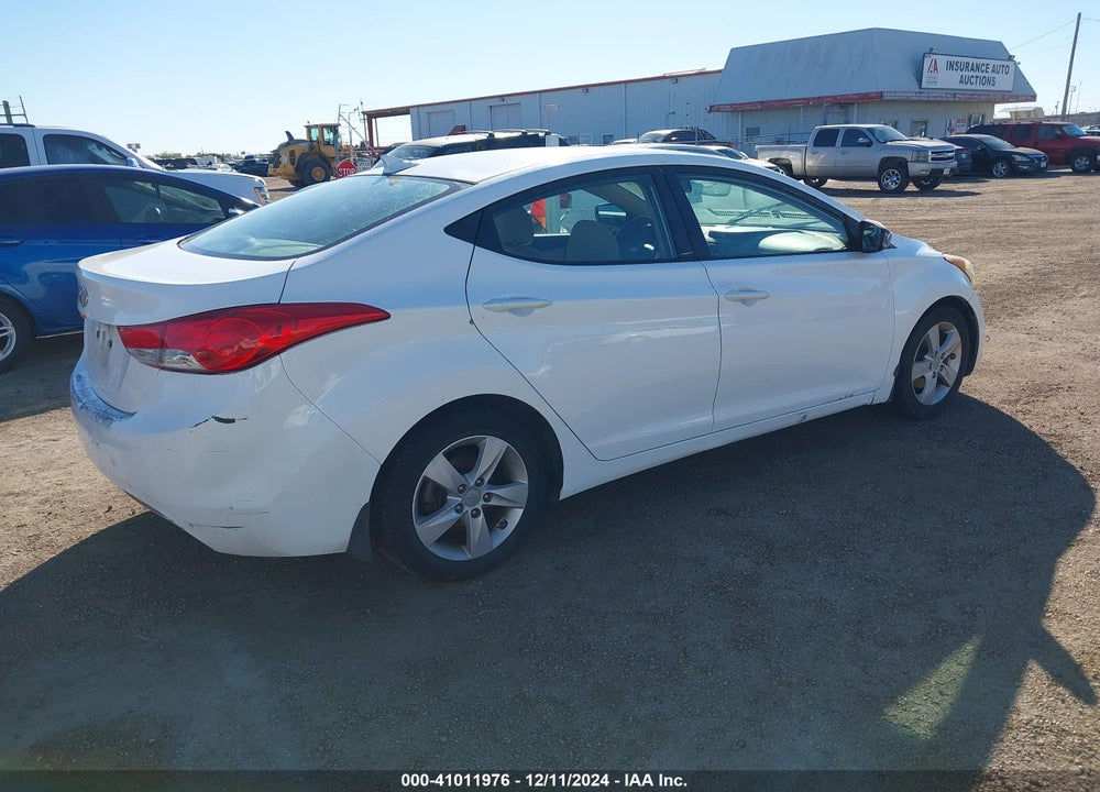 2013 HYUNDAI ELANTRA GLS VIN: 5NPDH4AE0DH222493