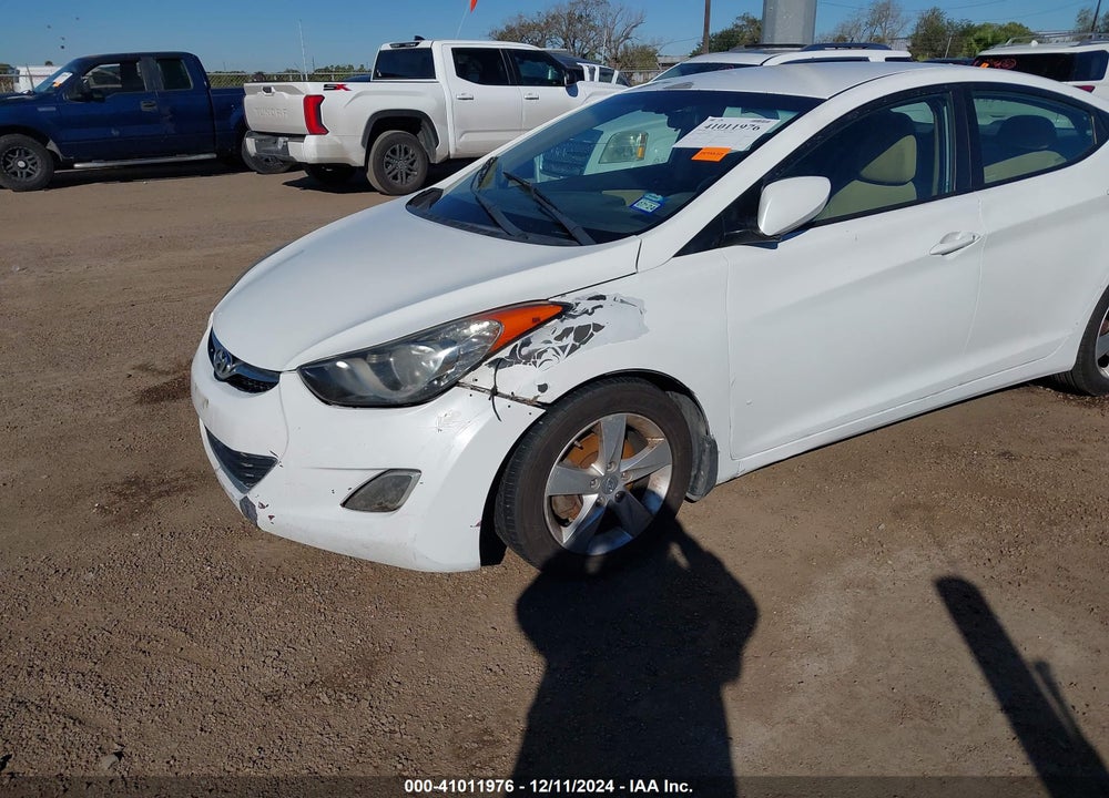 2013 HYUNDAI ELANTRA GLS VIN: 5NPDH4AE0DH222493