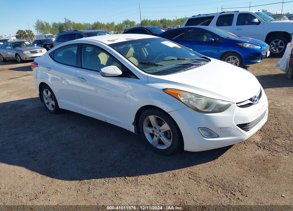 2013 HYUNDAI ELANTRA GLS VIN: 5NPDH4AE0DH222493