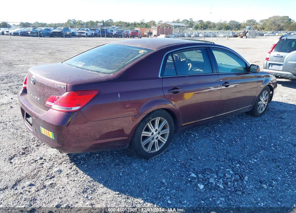 2007 TOYOTA AVALON LIMITED VIN: 4T1BK36B97U174046