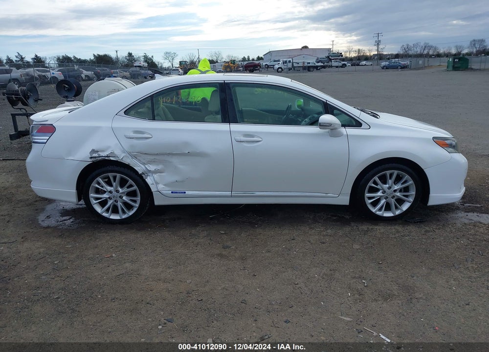 2010 LEXUS HS 250H PREMIUM VIN: JTHBB1BA4A2030900