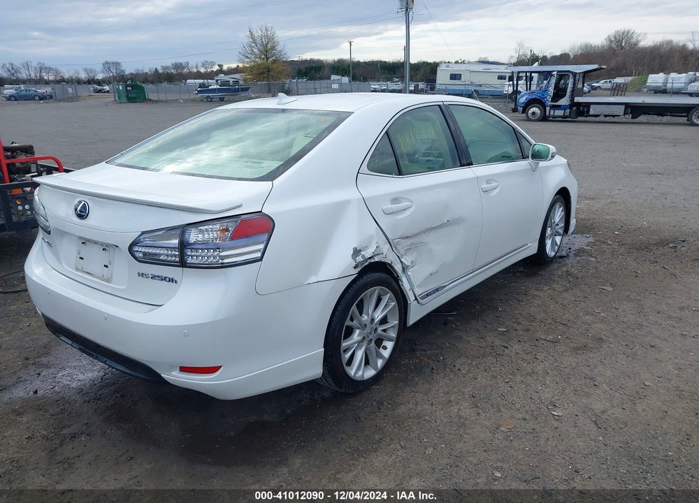 2010 LEXUS HS 250H PREMIUM VIN: JTHBB1BA4A2030900