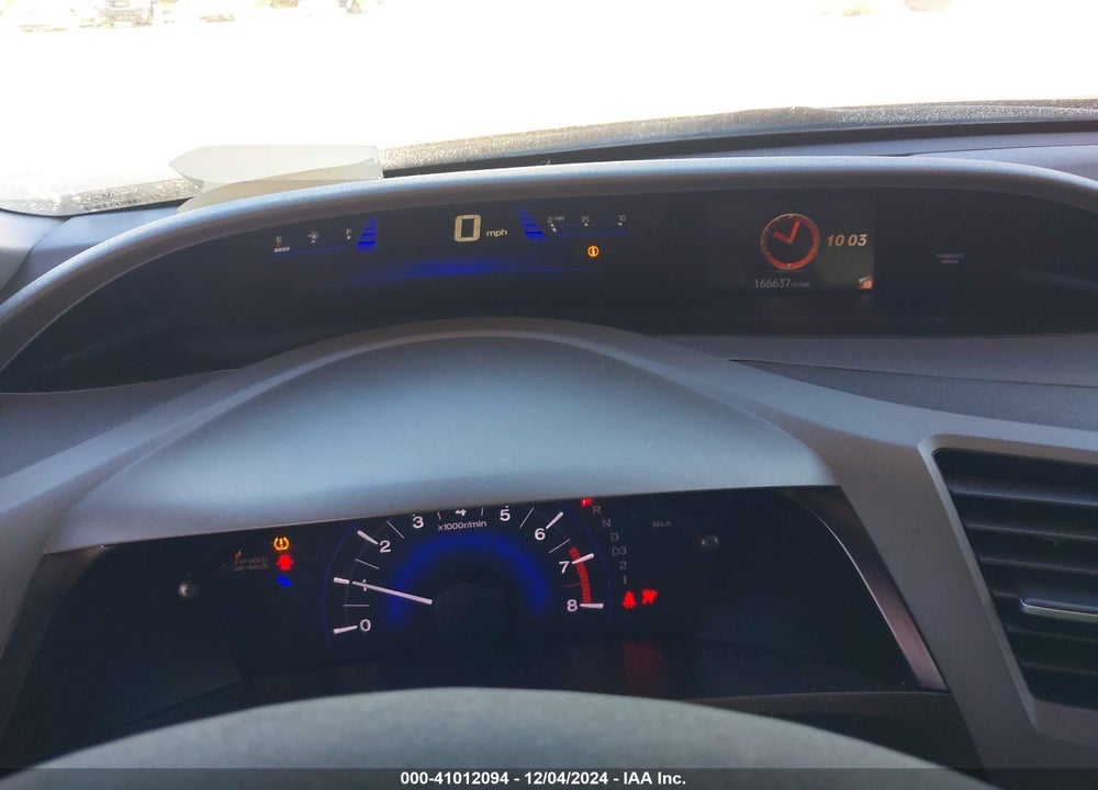 2012 HONDA CIVIC LX VIN: 19XFB2F59CE091431