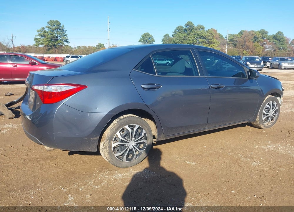 2016 TOYOTA COROLLA LE VIN: 5YFBURHE8GP366533